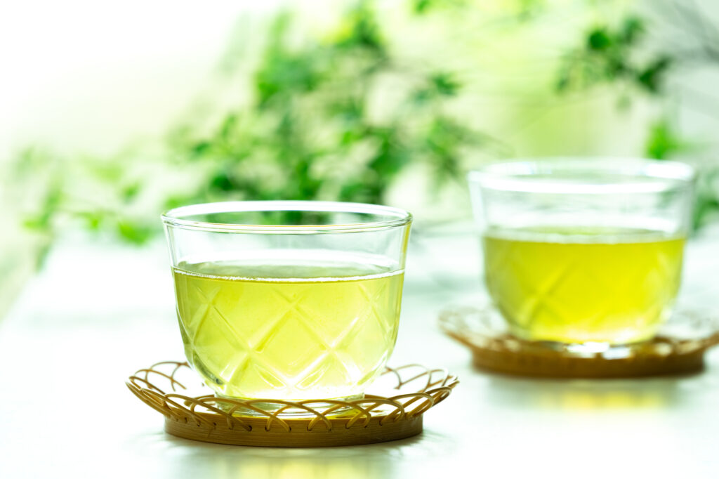 緑茶が肌によい